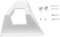 GAOFESA Wall Mount For SpaceX Gen2 Router ABS Wall Mount Router Protections Router Internet Kits Brackets Holder