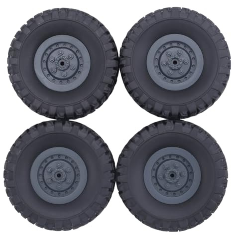 Wadakada 4 StüCke Gummi Felge Reifen Reifen für RC 1/16 Klettern Crawler Auto B-1 / B-24 / C-14 / C-24 / B-16 Modell Teile ZubehöR, Dunkel Blau