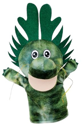 BESTonZON Plüsch Handpuppe Drache Cartoon Waschbar Weiches Eltern Junge Mädchen Puppentheater für Erwachsene