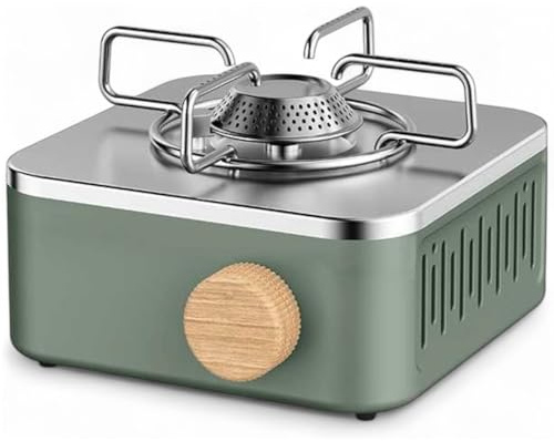 SWISS OUTDOOR Mini Gaskocher GK-1 – Kompakter Campingkocher Gas aus Metall mit Sicherheitsabschaltung, tragbarer Gaskocher für Camping, Vanlife, Wohnmobil, Outdoor & Notfall