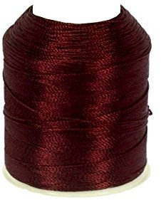 Altinbaşak 20g Häkelgarn Garne 300m 6 FACH 100% POLYESTER GARN 0,75mm Nr: 50 BESTE QUALITÄT UND FARBECHT Embroidery Thread 100g 200g (1 Stück, BORDEAUX)