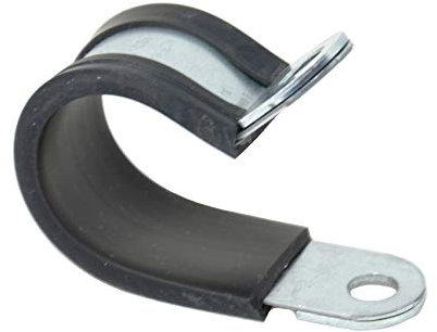 Rohrschellen gummiert RSGU 6-100mm Leitungsschellen Schlauchschellen DIN 3016 (ø 80mm / Bandbreite 20mm)