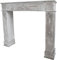 Casa Padrino Landhausstil Kaminumrandung Antik Graubraun 108 x 23 x H. 98 cm - Handgefertigte Kaminumrandung im Shabby Chic Look
