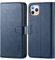 TUCCH Wallet Case for iPhone 11 Pro (5.8), Protective PU Leather Folio Case with[RFID Blocking] Card Holder Magnetic Stand[Auto Wake Sleep][Shockproof TPU] Compatible with iPhone 11 Pro, Dark Blue