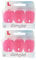 LSTYLE Dart Flights - L3 PRO Dimple Shape - Pearl Pink | 2 Sets of 3 | for Soft Tip & Steel Tip Darts