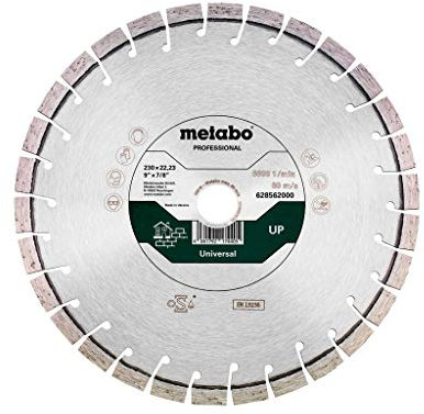 METABO 628562000 - Disco de diamante Universal Professional UP segmentado 230x22,23x9 mm