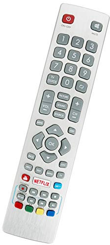 ALLIMITY DH2088 Télécommande remplace pour Sharp Aquos LC-43UI7252K LC-40UI7452K LC-70UI7652K LC-60UI9362K LC-60UI7652K LC-24CHG6001KR LC-50CFG6001K LC-50CFG6001K