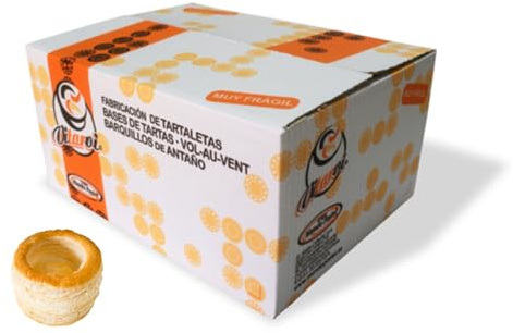 Vol au Vent di pasta sfoglia tonda Mariola 75 mm Vitarvi 60 unità Pastel World