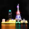 cooldac Led Licht Kit für Lego 21044 Architecture Paris Skyline-Kollektion, LED Beleuchtungskit Kompatibel mit Lego 21044 Architecture Paris Skyline Baustein Modell (Lichter Kit Ohne Modell)