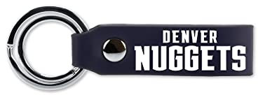 Rico Industries NBA Basketball Denver Nuggets Navy Laser Gravur Silikon Schlüsselanhänger