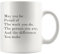 Panvola 'May You Be Proud Of The Work You Do The Person You Are The Difference You Make ' Tazza da caffè in ceramica, regalo ispiratore, 11 once, bianco (11 once)