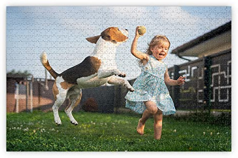 PICANOVA – Fotopuzzle mit 1000 Teilen – Puzzle mit deinem Bild in der Größe 68x44 cm – Hochwertiger Puzzlekarton – Intensive Farben – Fotogeschenk für die ganze Familie