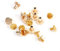 Yosoo Health Gear 10sets 8mm Solid Brass Button, Brass Jeans Denim Buttons Stud Screw Nail Screwback Leather Craft Rivets for Leather Rivet Belt DIY Gold(8mm)