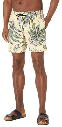 Volcom Herren Standard 43,2 cm elastische Taille Surf Badehose, Dawn Yellow, XXL