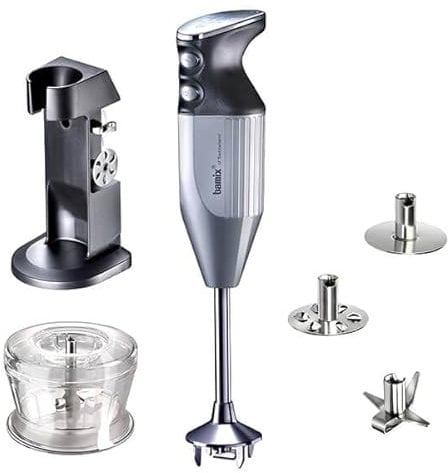 Bamix Deluxe Silver 200W Hand Blender