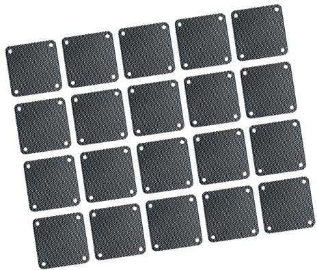 KOMBIUDA Pack of 20 40mm Computer Cooling Fan Dust Filter Mesh PVC Strainer for PC Fan Protection