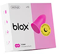 Blox Sleep & Focus Schaumstoff-Ohrstöpsel Small 10 Stück - Rosa