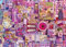 Cobble Hill 3840061 Collage in Violett, 1000 Teile Puzzle inkl. Puzzleposter für Erwachsene und Kinder ab 12 Jahren, Puzzlecollage, Farbcollage