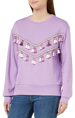 nascita Sudadera, Color Lila, S para Mujer