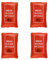 FISURA - Origineller Handwärmer.Origineller Mini-Gel-Handwärmer. Wiederverwendbarer Taschenwärmer. Für Aktivitäten im Freien. (Packung mit 4 Stück Break, Rot)