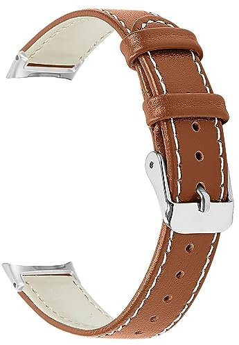 Uhrenarmband feines echtes Leder Ersatzarmband für Fitbit Inspire 2 / Inspire 3