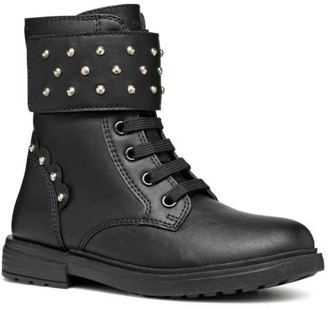 Geox J Eclair Girl N, Stivaletto, Black, 27 EU