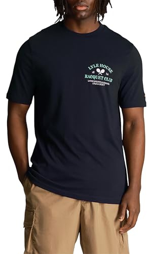 Lyle & Scott Herren T-Shirt– 100% Baumwolle | Mit Rückenprint | Regular Fit | XS-XXL