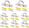CEEYSEE 8Pcs Pad Eye Plate U Hooks/Loops M5 304 Stainless Steel Pad Eye Plate Hardware Ring Hooks for Hanging fix and Install Sandbags Yoga Clotheslines Hanging Baskets,with Screws (U/M5/CXG)