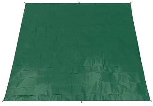 Azarxis Lona para Tienda de Campaña Suelo de Tienda Impermeable Ligero Refugio para Camping Carpa Picnic Playa (Verde Oscuro, L - 240x220cm)