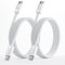 Magnet - Lot de 2 Câbles de Charge Rapide USB C 60W - Plus Éco-Responsable - en Coton Tressé, 1m, Compatibles avec iPhone 15, 16, Android, et Appareils USB-C