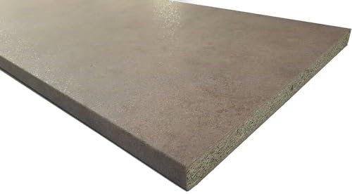Top Per Cucina Piano Cottura In Laminato Stratificato HPL sp mm 38 x 1200 x 600 - VARI COLORI (Porfido scuro, cm. 120 x 60)