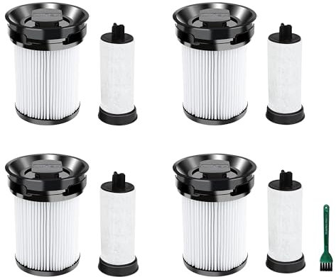 EZ SPARES 4 PACK Fine Dust Filter Replacement for Miele TriFlex HX1/HX1 Pro Cordless Stick Vacuum Cleaners,HX-FSF HEPA Vacuum Filter Replacement Part #11289902