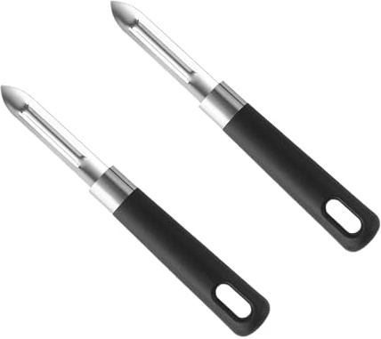 2 Stück Sparschäler Gemüseschäler Kartoffelschäler, Schäler mit rostfreier Stahlklinge Profi Sparschäler Geeignet Mit Ergonomischem Rutschfestem Griff zum Schälen von Kartoffeln Karotten Gurken