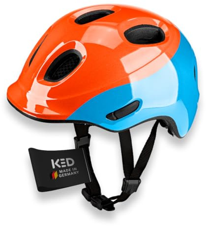 KED Meggy Spark Kinderfahrradhelm, Inmold, 360° Verstellsystem, Reflektoren, Insektenschutznetz, Leicht, Verstellbar, Made In Germany