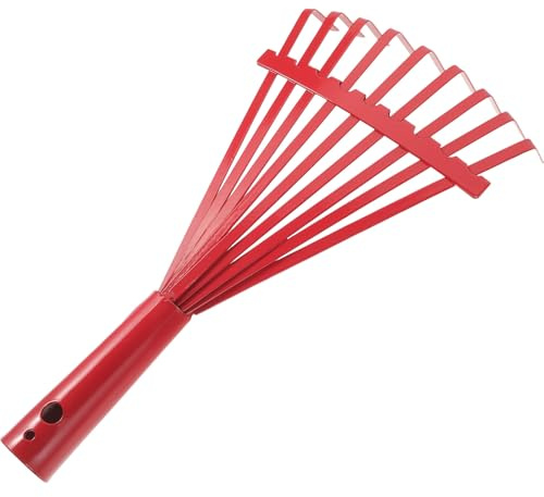Handrechen Gartenrechen ohne Stiel mit 9 Zinken aus Stahl Geschenkideen