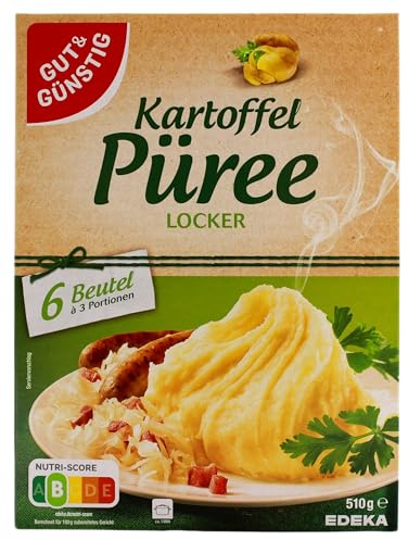 Gut & Günstig Kartoffel-Püree locker, 14er Pack (14 x 510g)