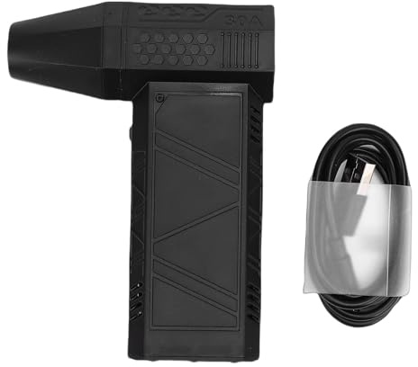 SEAFRONT Kabelloses Luftgebläse, 130.000 U/min, 200 W, Elektrisches Gebläse mit 4.000 MAh für Tastatur, Laptop, Auto, Reinigung, Aufblasen von Lagerfeuern