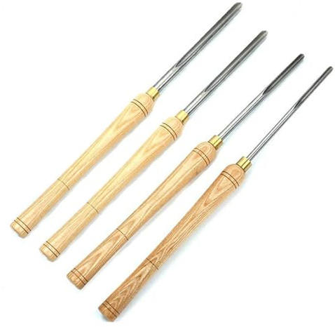 Sgorbia per tornio per legno con lame in acciaio ad alta velocità per progetti professionali di lavorazione del legno e tornio