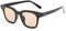 DODO®- Tinted Lens Retro Vintage Celebrity Unisex Designers Johnny Depp Sunglasses (Light Brown)