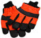 RocwooD Chainsaw Protective Leather Hi-Visibility Gloves Pro Extra Large Size 11 Class 0, 16m/s