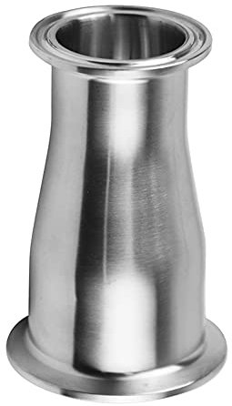 Beduan Riduttore Tri Clamp Ghiera Acciaio Inox 304 Raccordo Sanitario 2 Tubo OD a 1-1/2 Tubo OD (confezione da 1)
