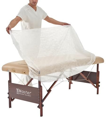 Master Massage Einweg Spanntuchlaken Spannbezüge Vlies Bezug (10 St./Pack) Abdeckung Überzug für Massageliege Behandlung Praxisbedarf