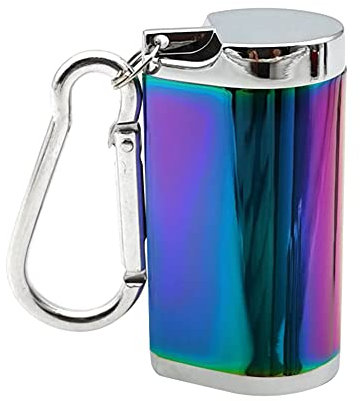 BYNYXI Taschenaschenbecher, Zigaretten Auto Aschenbecher mit Deckel Metall Aschenbecher Mini Taschenaschenbecher Rauchfreier Reise-Aschenbecher für Unterwegs Aschenbecher to go- 6cmx3cmx2cm