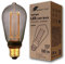 greenandco Vintage Design LED Birne zur Stimmungsbeleuchtung | E27 ST64 | smoke | 4W 100lm | 1800K extra warmweiß | 320° | 230V | flimmerfrei | nicht dimmbar | Edison Glühbirne