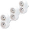 Waytex Pack 3 Multiprises Monobloc 2 Femelles Schuko 16A