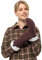 Jack Wolfskin Damen Highloft Knit Mitten W Handschuh, Boysenberry, S