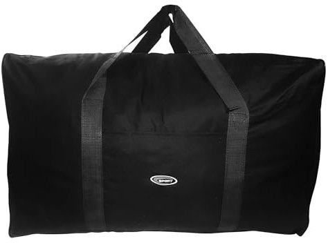 plastific Extra Large Caravan Camping Fishing Tent Holdall Storage Bags Large Bag For Tent Accessories Outdoor (Black - D2)
