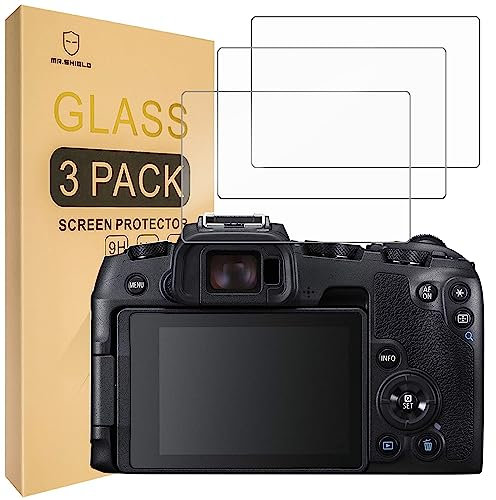 Mr.Shield Schutzfolie Kompatibel mit Canon EOS RP Mirrorless Digital Camera [3 Stück] Schutzglas Schutzglasfolie 9H Härte, HD Klare Displayschutzfolie