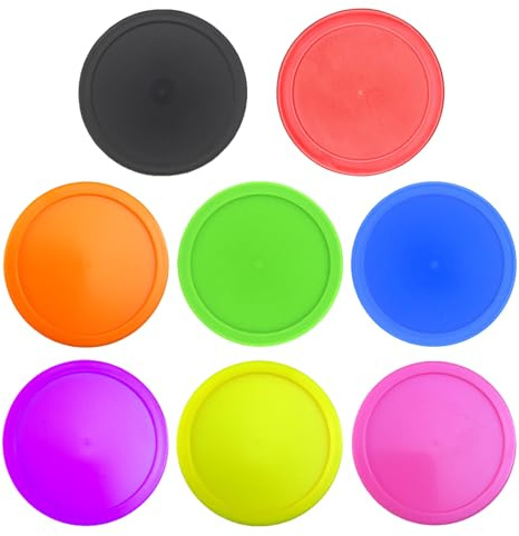 JTQYFI 8 pezzi di ricambio per air hockey Pucks 6 3 cm pesanti tavoli da hockey Pucks gioco da tavolo Air Hockey Pucks