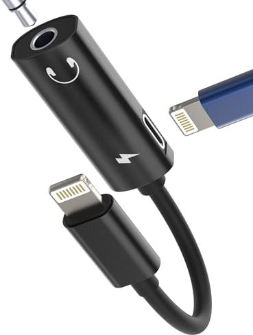Adaptateur écouteurs Et Chargeur 2 en 1 Jack Lightning Vers 3.5mm Connecteur Pour Apple Pour IPad Pour IPhone 14 13 12 Pro Max Accessoires Câble AUXiliaire Voiture Appareil Prise Audio Casque Splitter